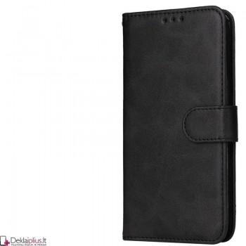 Dirbtinos odos dėklas su 4 skyreliais - juodas (Xiaomi Redmi Note 13 4G) Dirbtinos odos dėklas su 4 skyreliais - juodas (Xiaomi Redmi Note 13 4G)